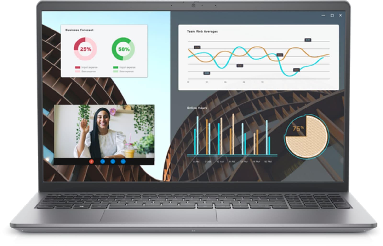 Loptop, Dell Vostro 3530, i5-1334U, 15.6" FHD, IPS 250nits, 120Hz, 16GB, DDR4 SSD 512GB, UHD, Graphics, FPR BK W11P 3YPS + Plecak B210 GX40Q17225