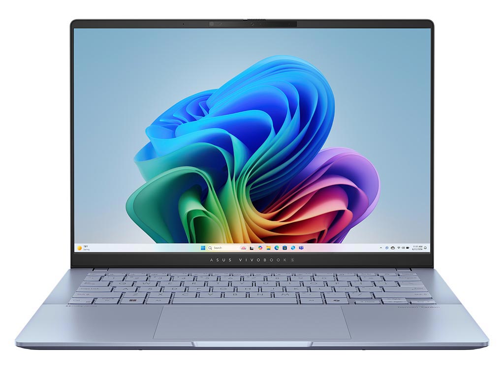 Laptop, ASUS Vivobook S 14 OLED, S5406MA-PP016W Ultra 7 155H, 14.0", 3K 120Hz 400nits Glossy, 16GB LPDDR5X, SSD1TB, Intel Arc Graphics, WLAN+BT Cam 75WHrs, Win11, Mist Blue