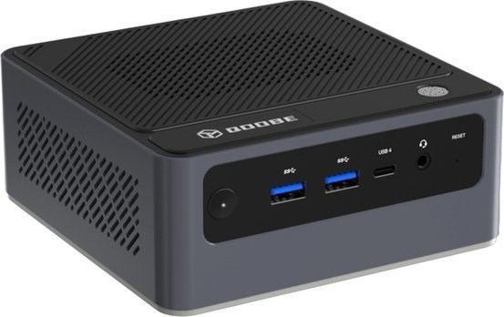 Kompjuter , Mini PC Qoobe U155H – Intel Core Ultra 7 155H, 32GB RAM, SSD 1TB, Windows 11 Pro, Ngjyrë e Zezë (Brendi Morefine)