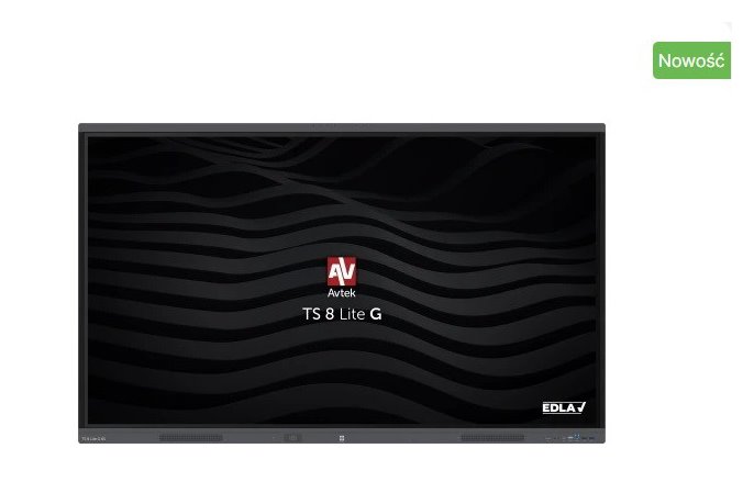 Monitor interaktiv Avtek TS 8 Connect 65, 165.1 cm (65"), 3840 x 2160 pikselë (4K), Android 13, LED, i zi me ngjyrë alumini