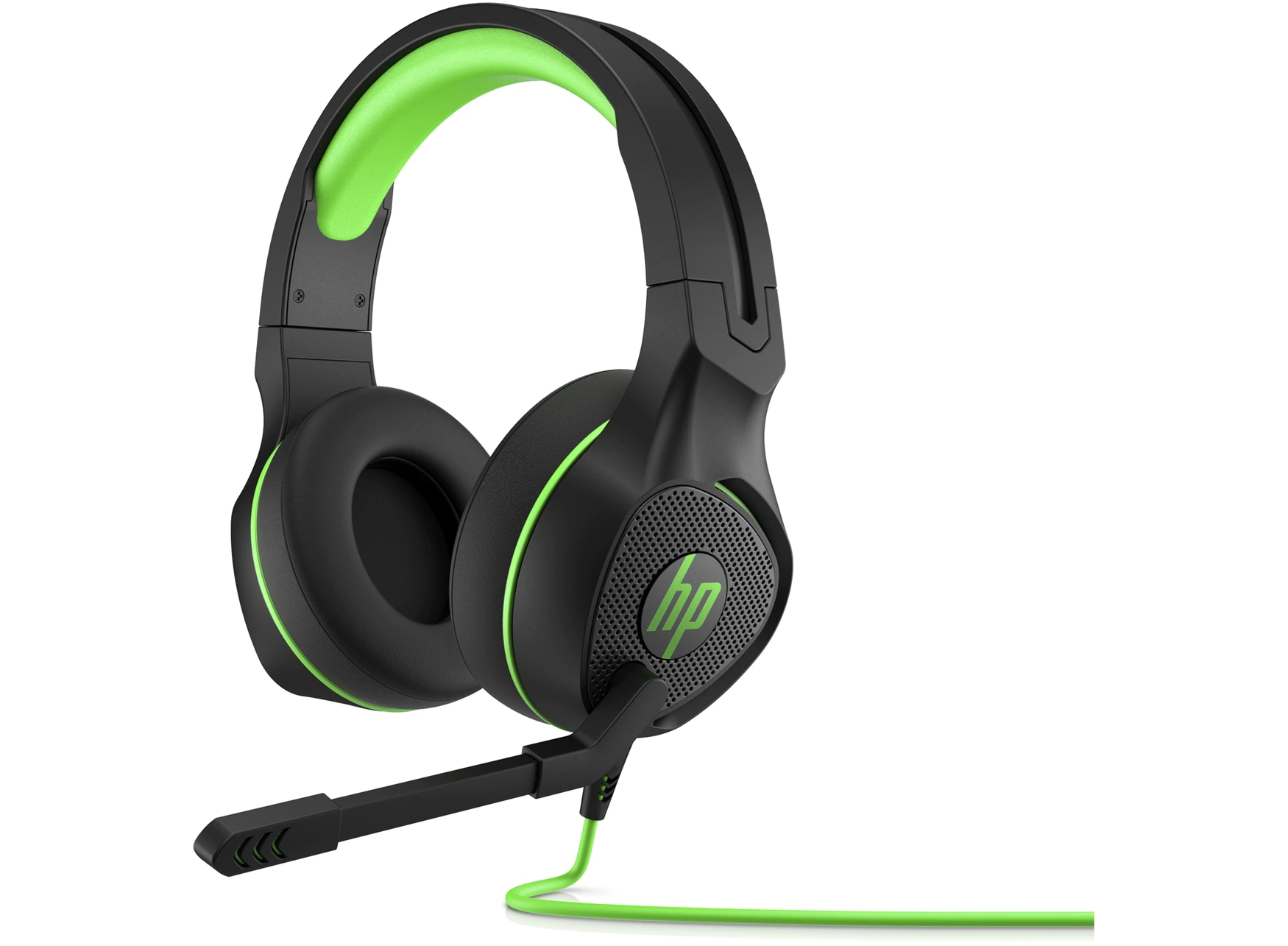 KUFJE GAMING HP PAVILION 400 | MIC AUX BLACK/GREEN