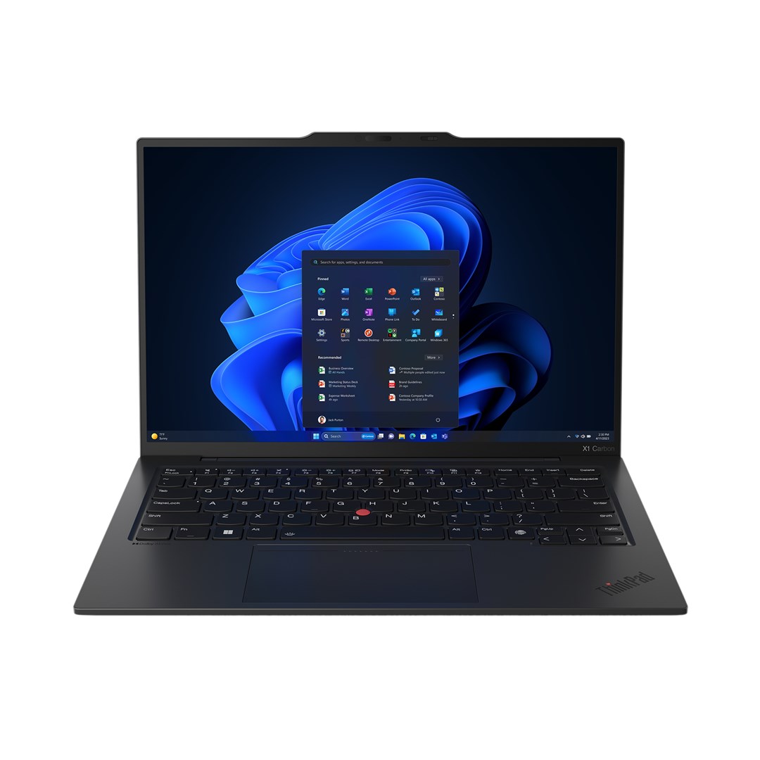 Laptop, Lenovo ThinkPad X1 Carbon Intel Core Ultra 7 155U, 35.6 cm (14"), WUXGA, 16GB LPDDR5x-SDRAM, 512GB SSD, Wi-Fi 6E (802.11ax), Windows 11 Pro, i zi