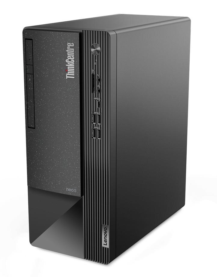 Kompjuter , Lenovo ThinkCentre neo 50t – PC Tower me Intel® Core™ i5-12400, 8 GB DDR4-SDRAM, 512 GB SSD, Windows 11 Pro, ngjyrë e zezë