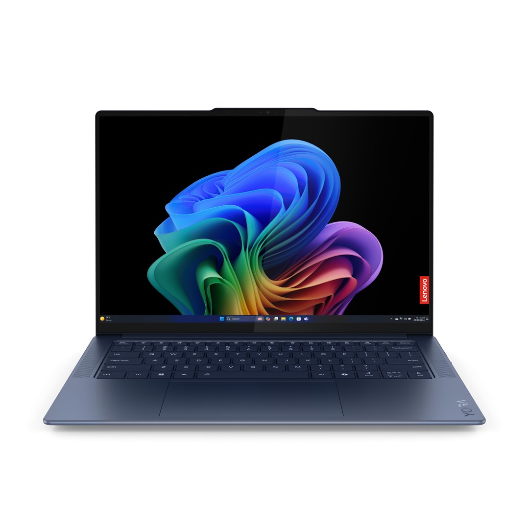 Laptop, Lenovo Yoga Slim 7, 14Q8X9 Qualcomm Snapdragon X1E-78-100, 36.8 cm (14.5"), Touchscreen 3K, 32 GB LPDDR5x-SDRAM, 1 TB SSD, Wi-Fi 7, (802.11be), Windows 11 Home, i kaltert