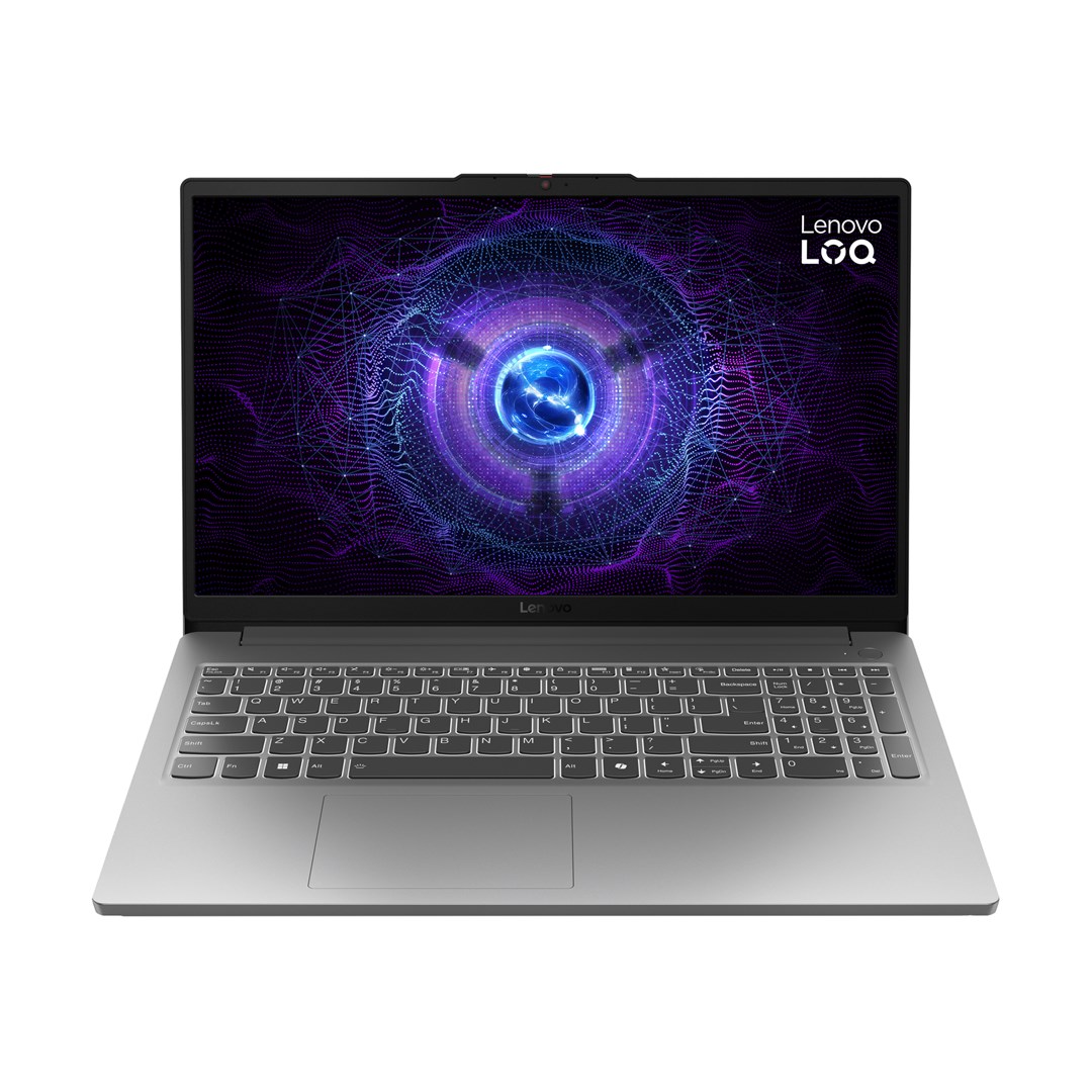 Laptop, Lenovo LOQ 15IAX9E, Intel® Core™ i5 i5-12450HX, Full HD, 16GB, DDR5-SDRAM 512GB SSD, NVIDIA GeForce, RTX 2050 NoOS, Wi-Fi 6 (802.11ax) Gri
