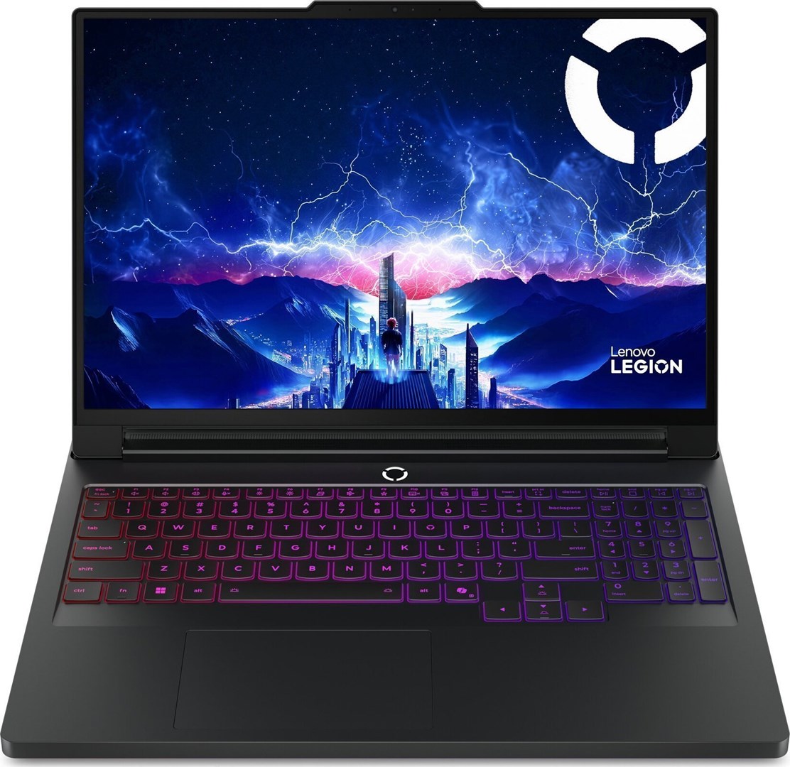 Laptop, Lenovo Legion Pro 7 16IAX10H, Ultra 9, 275HX 16" WQXGA OLED 500nits Glossy 240Hz 64GB DDR5, 400 2xSSD 1TB GeForce RTX 5080 16GB Win11 Eclipse Black