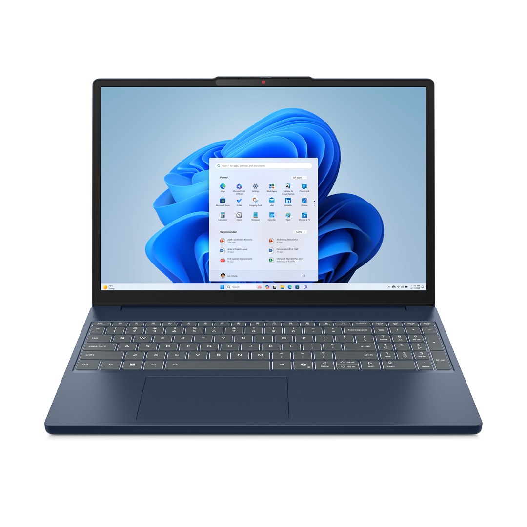 Laptop, Lenovo IdeaPad Slim 3, 15IRH10, Intel® Core™ i5-13420H, Laptop 38.9 cm (15.3"), WUXGA, 16 GB DDR5, 512 GB SSD, Wi-Fi 6, pa sistem operativ, blu