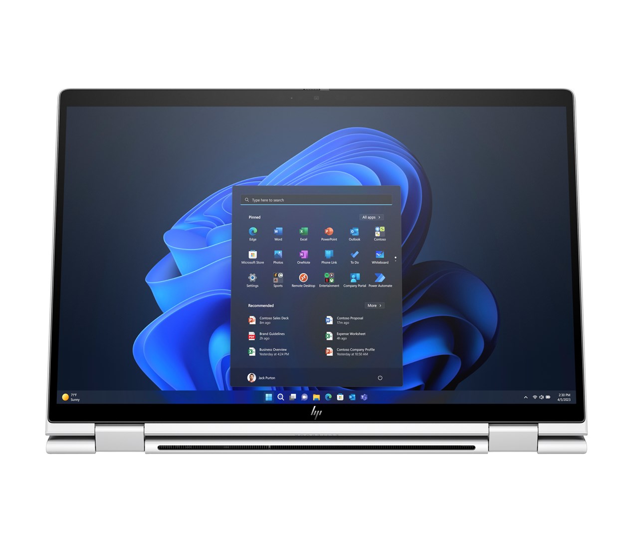 HP Elite x360 G11 Intel Core Ultra 7 155H Hybrid (2-in-1) 35.6 cm (14") Touchscreen WUXGA 32 GB LPDDR5x-SDRAM 1 TB SSD Wi-Fi 6E (802.11ax) Windows 11 Pro AI PC Silver