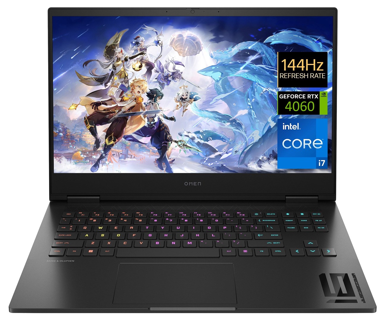 Laptop,HP OMEN 16-wd0004nw, i7-13620H, 16,1" FHD, 16GB RAM, 512GB SSD, RTX 4060 8GB, 70Wh, Windows 11,  Ngjyrë Shadow Black