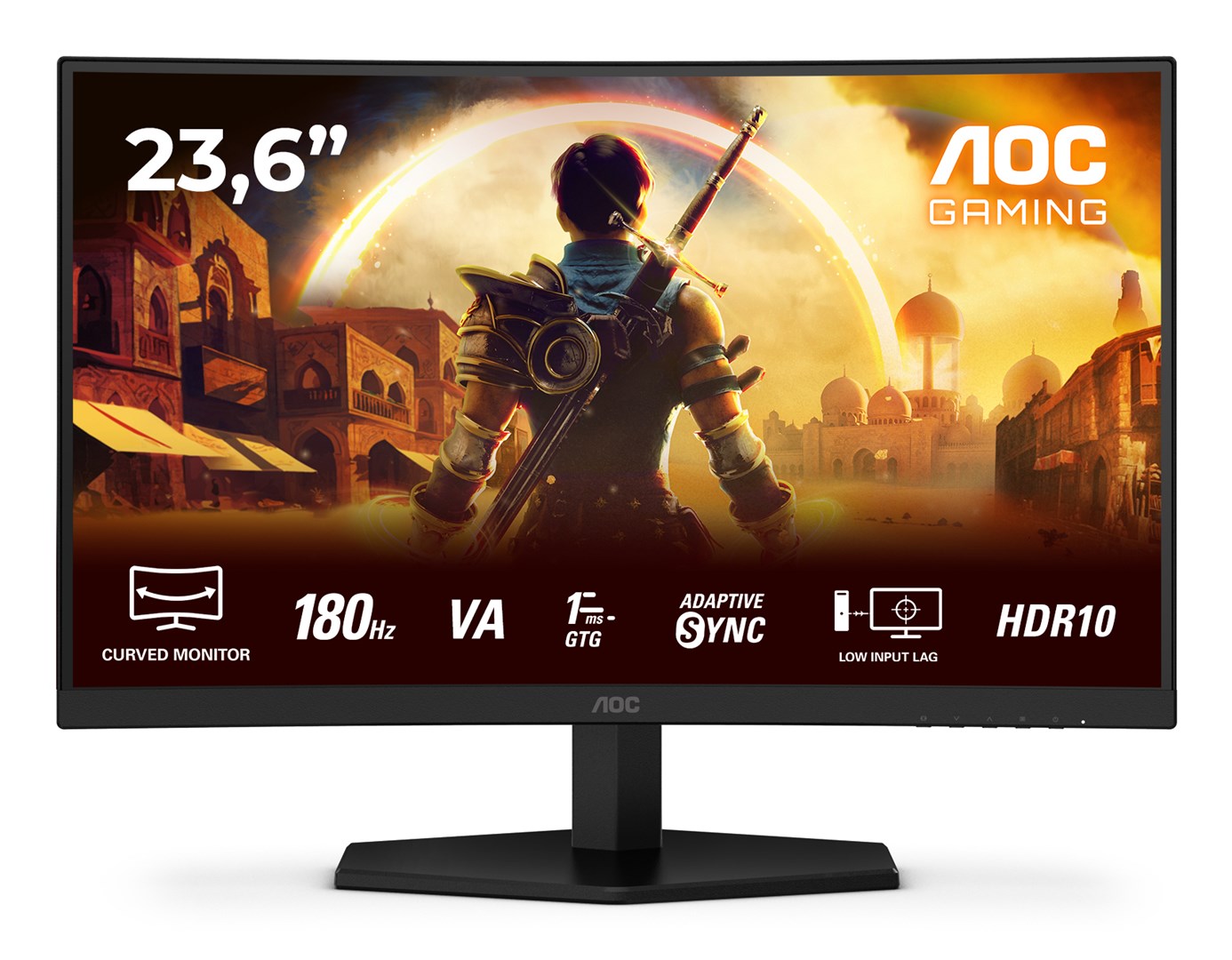 AOC G4 C24G42E computer monitor 59.9 cm (23.6") 1920 x 1080 pixels Full HD LED Black, Red