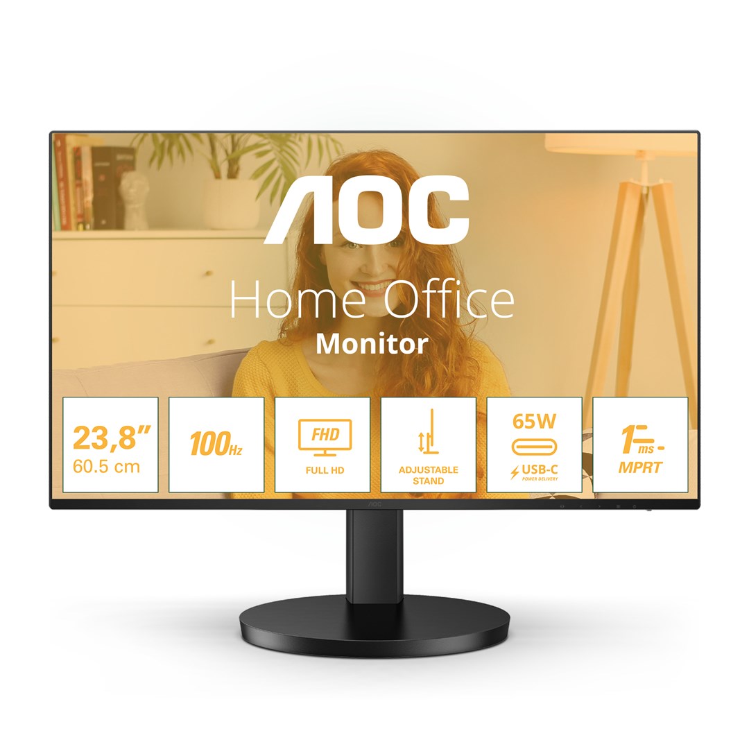 Monitor AOC B3 27B3CF2 LED display 68.6 cm (27") 1920 x 1080 pixels Full HD Black
