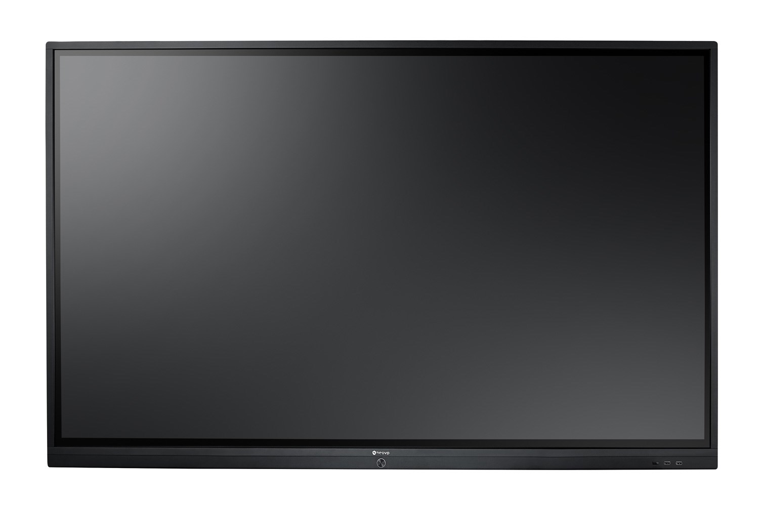 AG Neovo IFP-7502 Interactive flat panel 189.2 cm (74.5") LCD Wi-Fi 350 cd/m² 4K Ultra HD Black Touchscreen Built-in processor Android 8.0