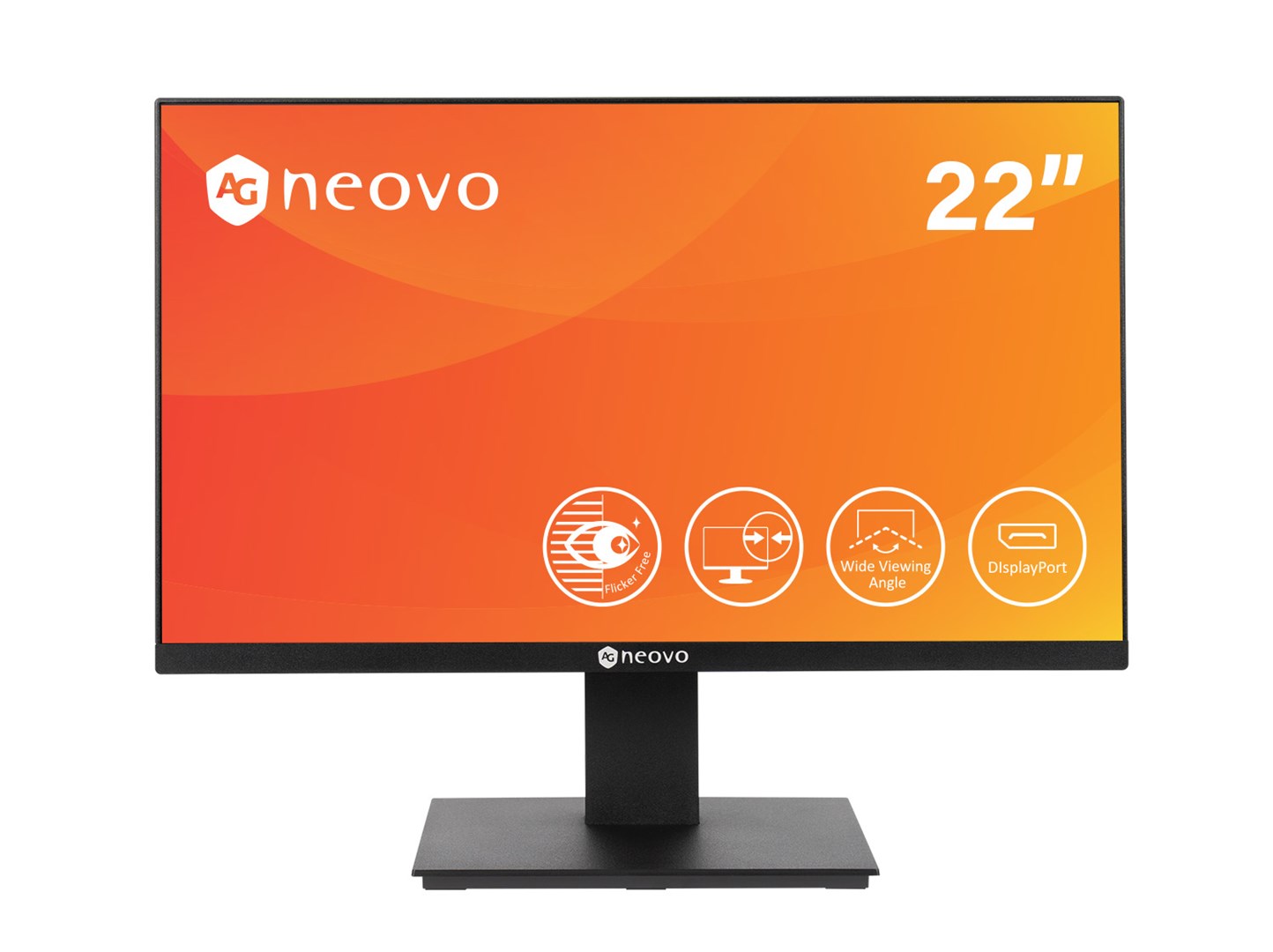 AG Neovo LA-2202 LED display 54.6 cm (21.5") 1920 x 1080 pixels Full HD LCD Black