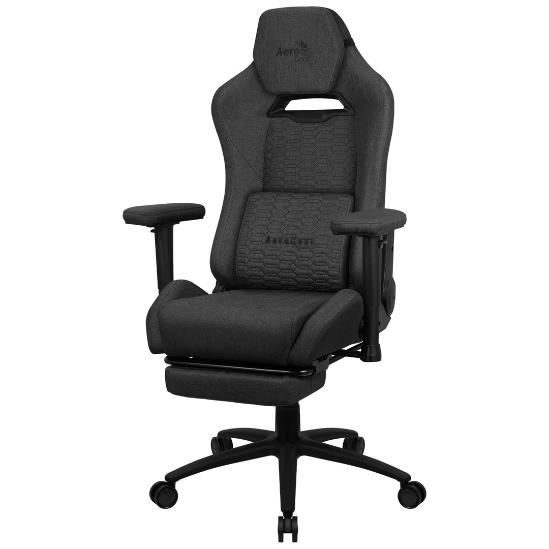 Karrige, Aerocool, ROYALASHBK, Premium, Ergonomic, Gaming, Chair, Legrests, Aeroweave, Technology, e Zezë
