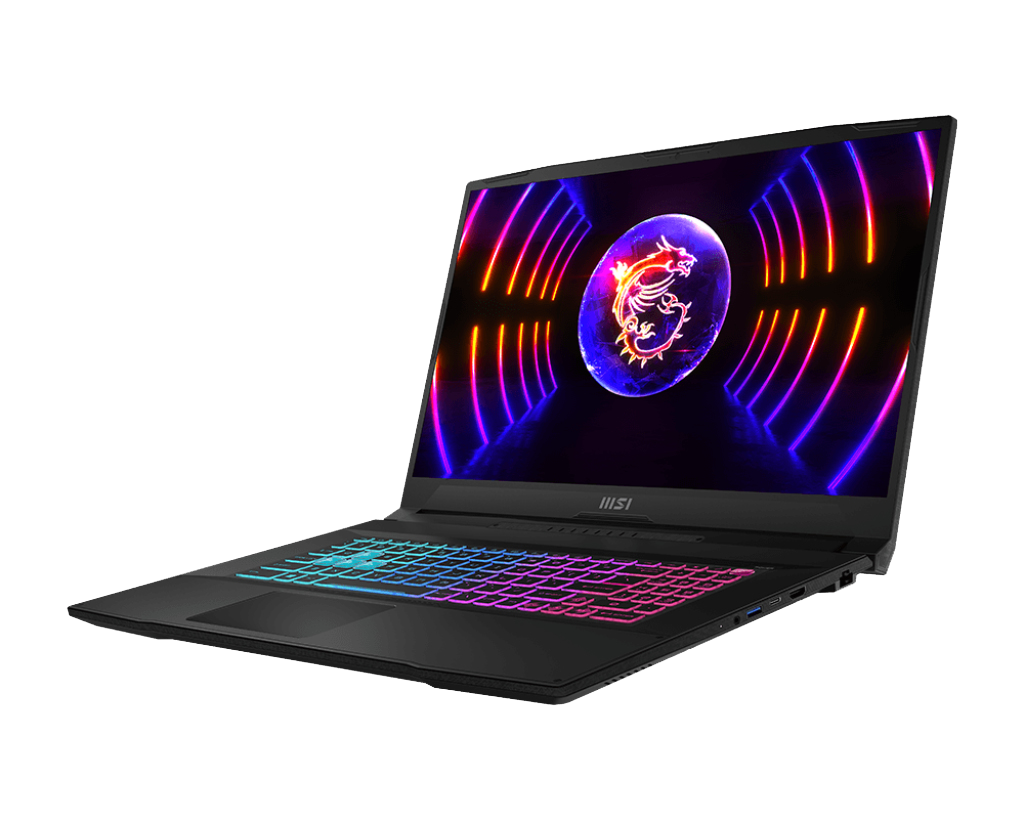 Laptop, MSI Katana 17, B13VGK-829XPL, 43.9cm, 17.3", Full HD, Intel® Core™ i9 i9-13900H, 16 GB DDR5-SDRAM ,1 TB SSD, NVIDIA, GeForce RTX 4070, Wi-Fi 6 (802.11ax), WNoOS, i zi