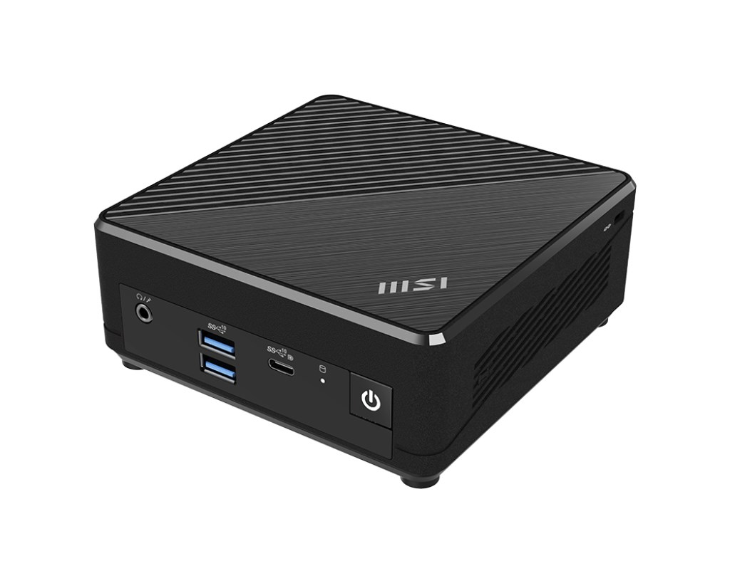 Kompjuter, MSI Cubi N ADL-072XEU, Intel N N200, 4GB DDR4-SDRAM, 128 GB SSD, NoOS Mini PC Black