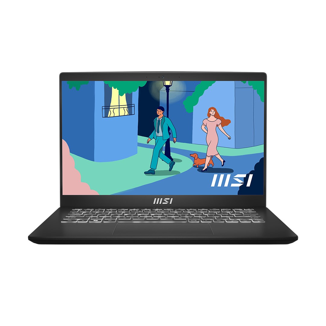 Laptop, MSI Modern 14 C7M-294PL AMD Ryzen™ 5 7430U, 35.6 cm (14"), Full HD 16 GB DDR4-SDRAM 512 GB SSD, Wi-Fi 6E (802.11ax), Windows 11 Home, i zi