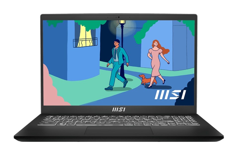 Laptop, MSI Modern 15 B13M-1086PL, Intel Core i7-1355U, 15.6" Full HD, 16GB RAM, 512GB SSD, Wi-Fi 6E, Windows 11, i Zi