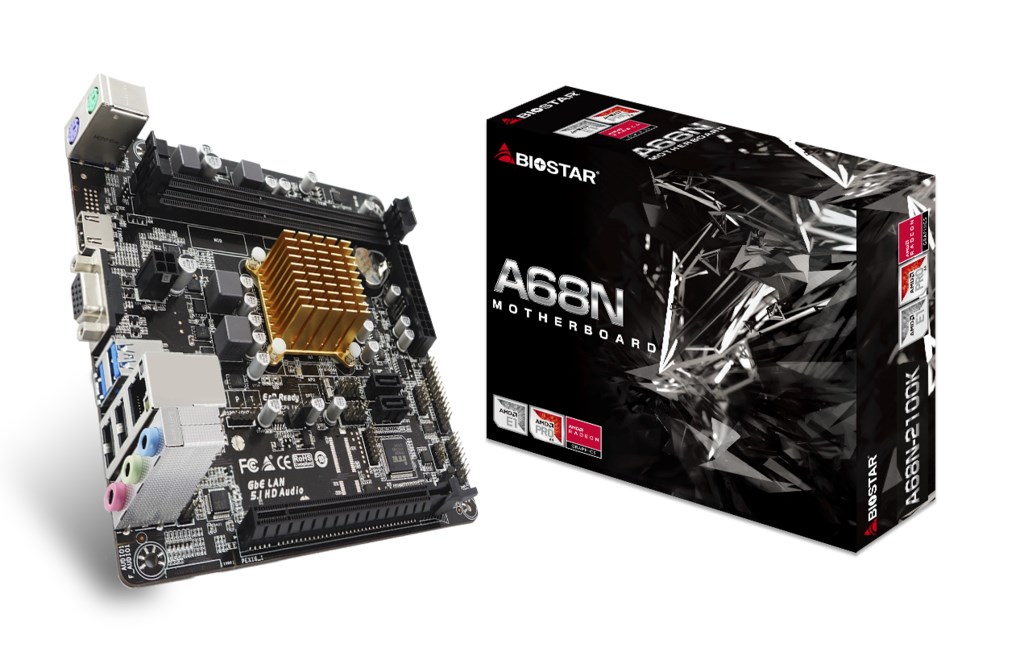 Motherboards , Biostar A68N-2100K motherboard mini ITX