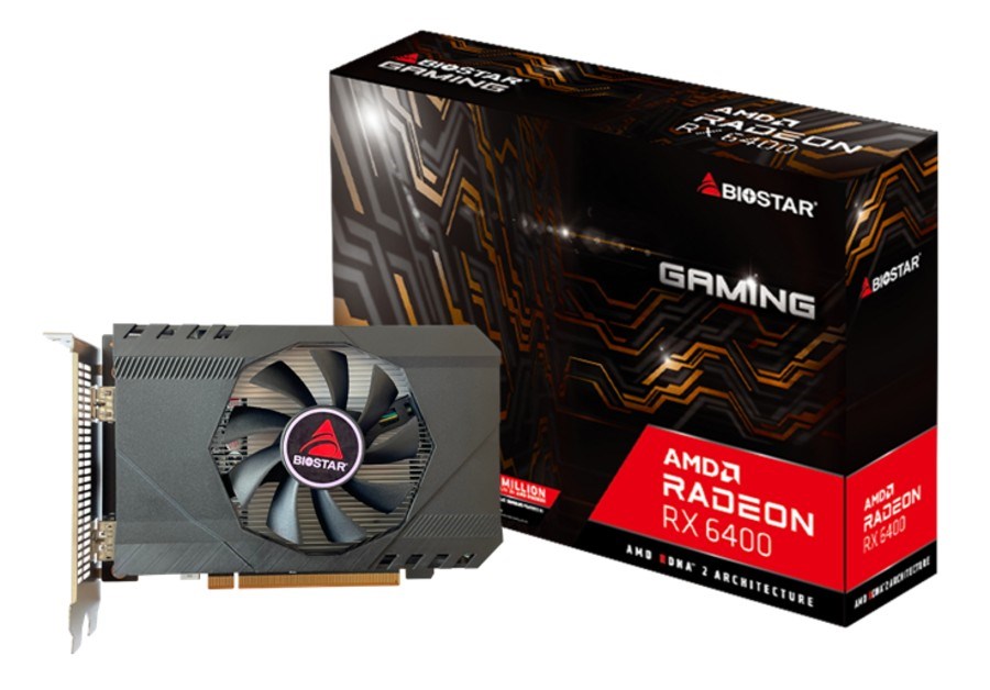 BIOSTAR RX 6400 4GB graphics card