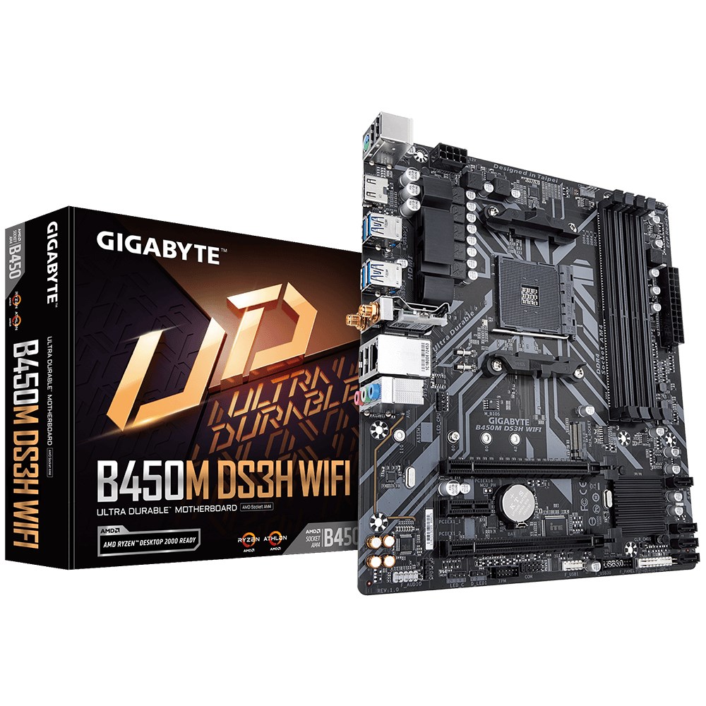 Gigabyte B450M DS3H WIFI DDR4 Micro ATX