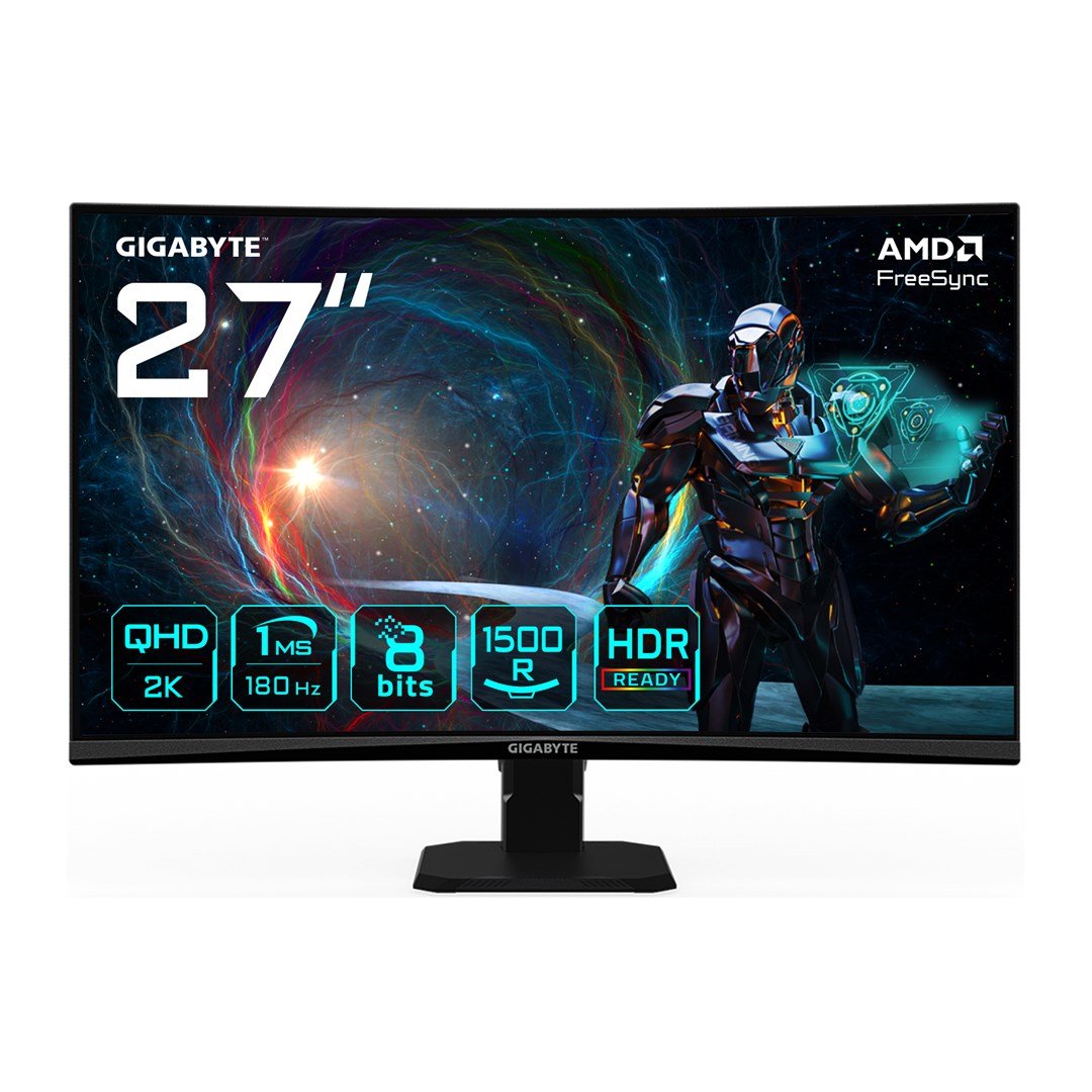 Monitor Gigabyte GS27QCA LED 27” 2560 x 1440 px Quad HD 180 Hz – i zi