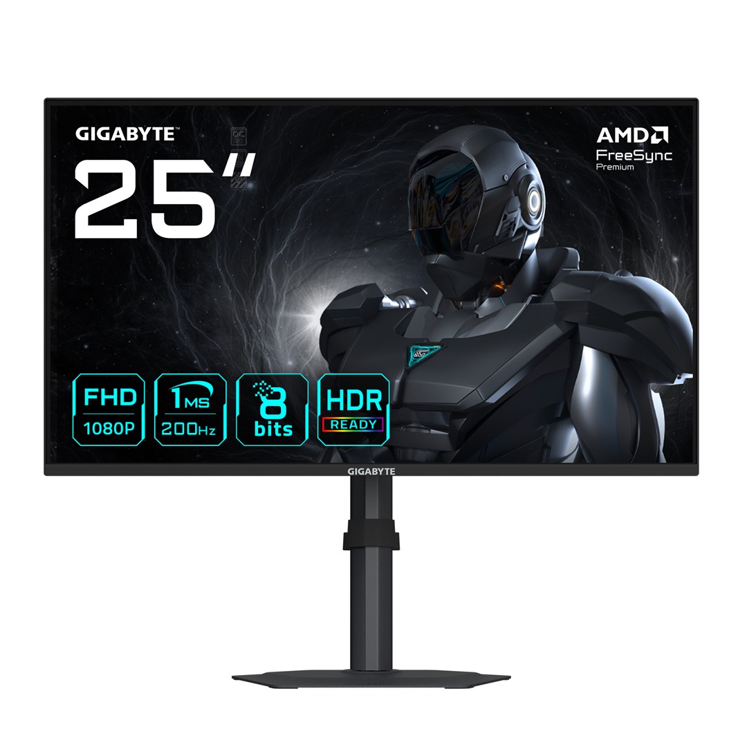 Monitor Gaming GIGABYTE G25F2 24.5" FHD, 200Hz, 1ms – DisplayHDR10