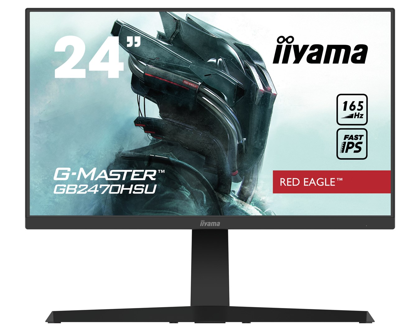 iiyama G-MASTER GB2470HSU-B5 computer monitor 60.5 cm (23.8") 1920 x 1080 pixels Full HD LED Black
