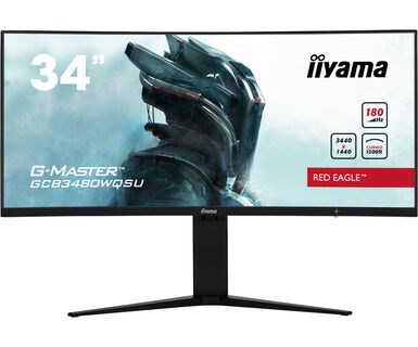 Monitor kompjuteri iiyama G-MASTER GCB3480WQSU-B1, 86.4 cm (34"), UltraWide Quad HD (3440 x 1440), LCD, i zi