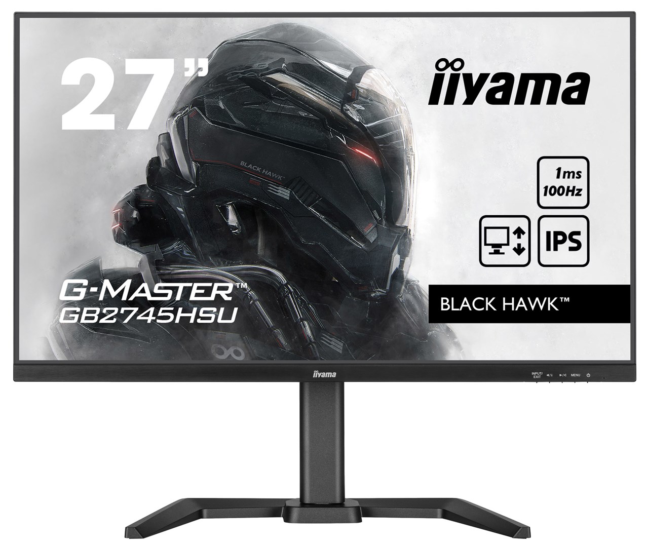 iiyama G-MASTER GB2745HSU-B1 computer monitor 68.6 cm (27") 1920 x 1080 pixels Full HD LED Black