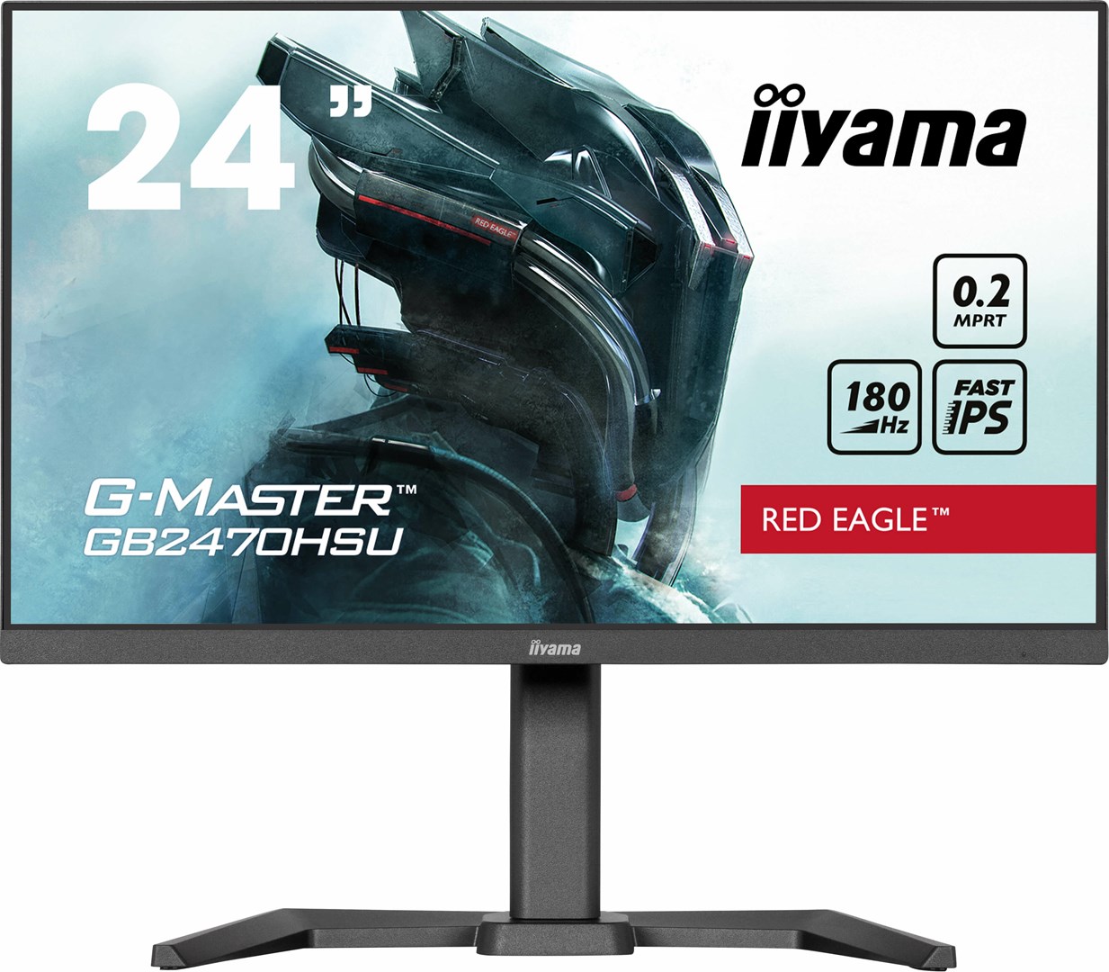 Monitor Kompjuterik iiyama G-MASTER GB2470HSU-B6 – 60.5 cm (23.8"), 1920 x 1080 pikselë, Full HD, LCD, Ngjyrë e Zezë