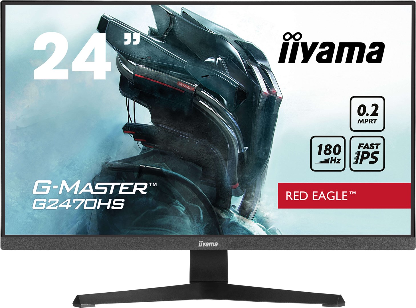 iiyama G-MASTER G2470HS-B1 computer monitor 60.5 cm (23.8") 1920 x 1080 pixels Full HD LCD Black