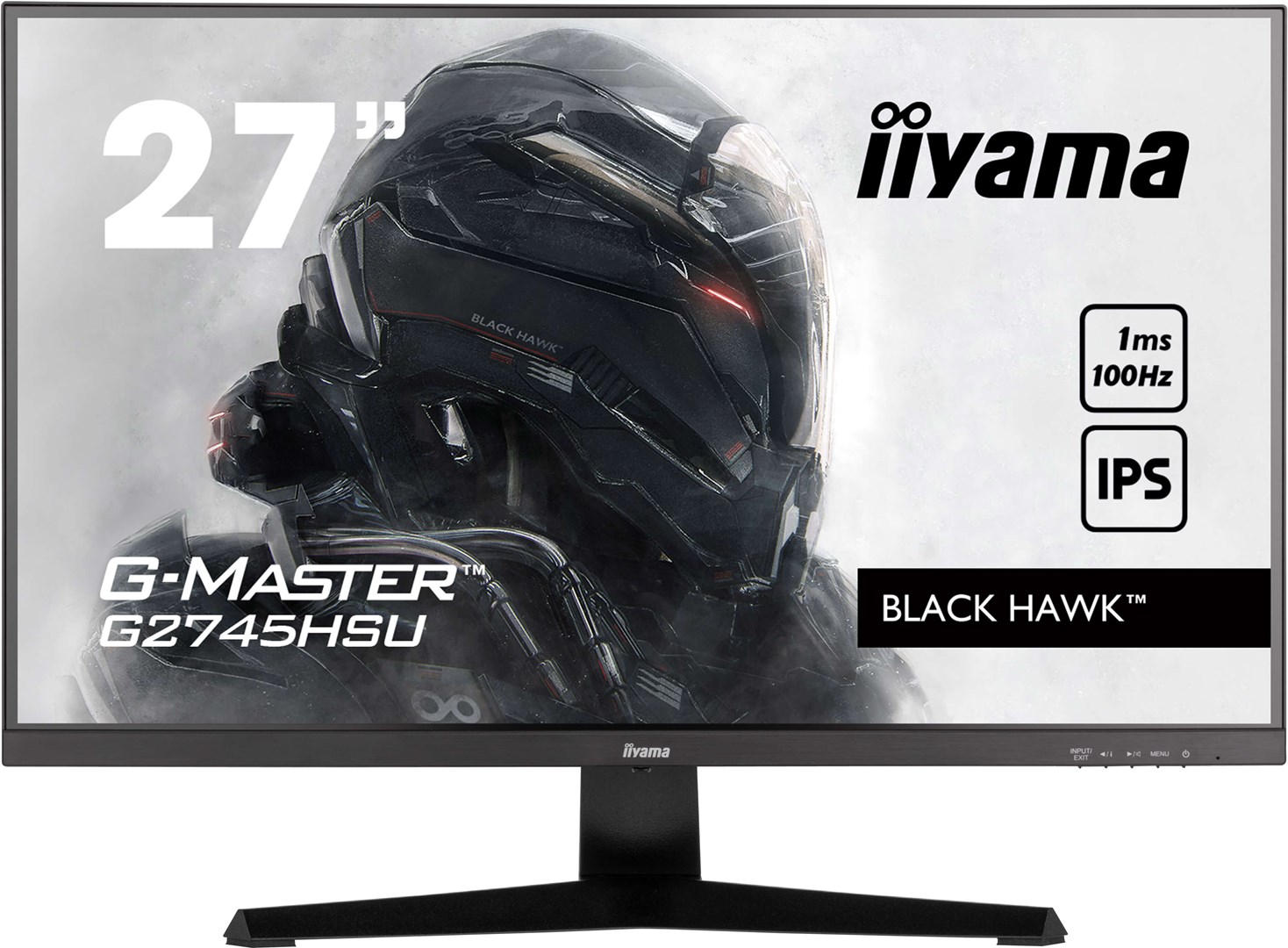 Monitor iiyama G-MASTER G2745HSU-B2 LED, 68.6 cm (27"), Full HD, Ngjyrë: E zezë