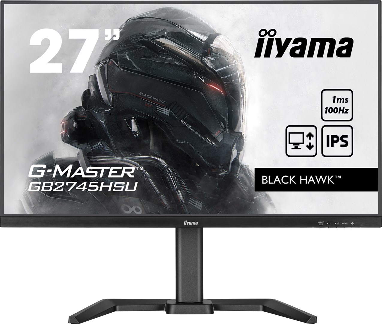Monitor iiyama G-MASTER GB2745HSU-B2 LED, 68.6 cm (27"), Full HD, i zi