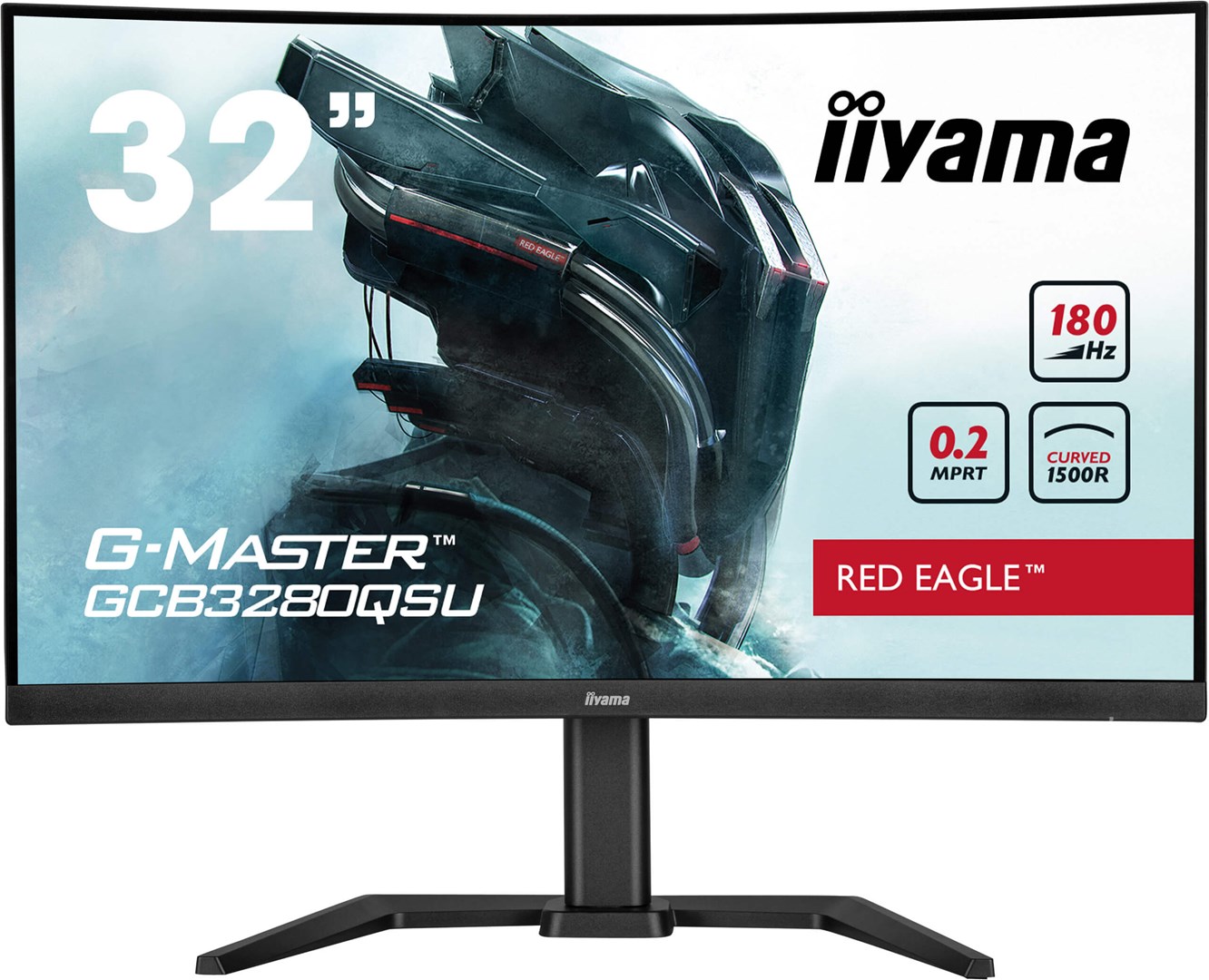 Monitor iiyama G-MASTER GCB3280QSU-B2 31.5" Dual QHD LED – Ngjyrë e zezë