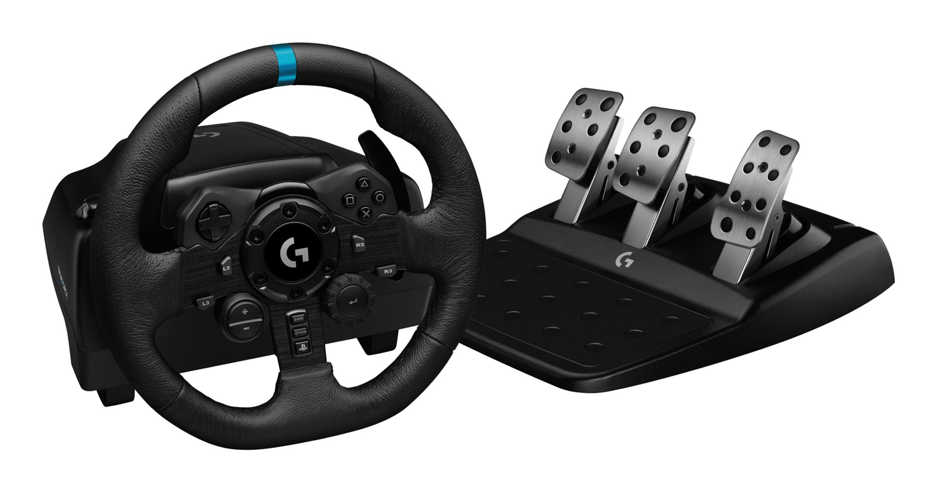Kontroller,Logitech G, G923, Racing, Wheel and Pedals for PS5, PS4 and PC