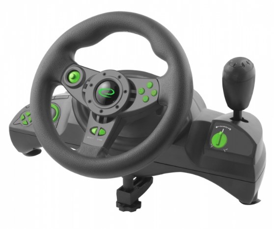Kontroller,Esperanza, EGW102, Gaming,  Steering wheel PC,Playstation 3 Digital USB,Gjelber & Zi