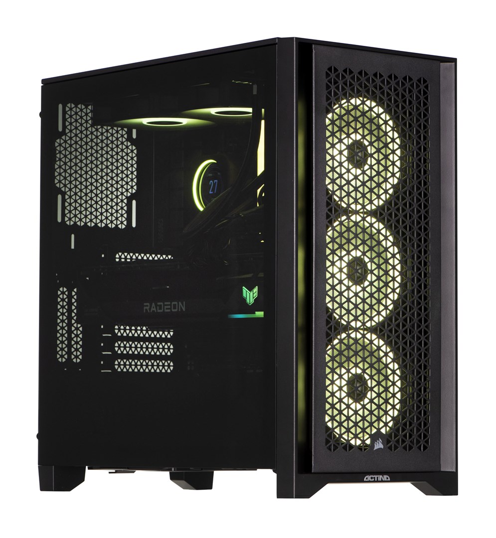 Kompjuter, Actina 5901443329930, Ryzen™ 7 7800X3D Midi Tower AMD, Ryzen™ 7 32 GB DDR5-SDRAM, 2 TB SSD, AMD Radeon RX 7900 XT, Windows 11 Pro Black