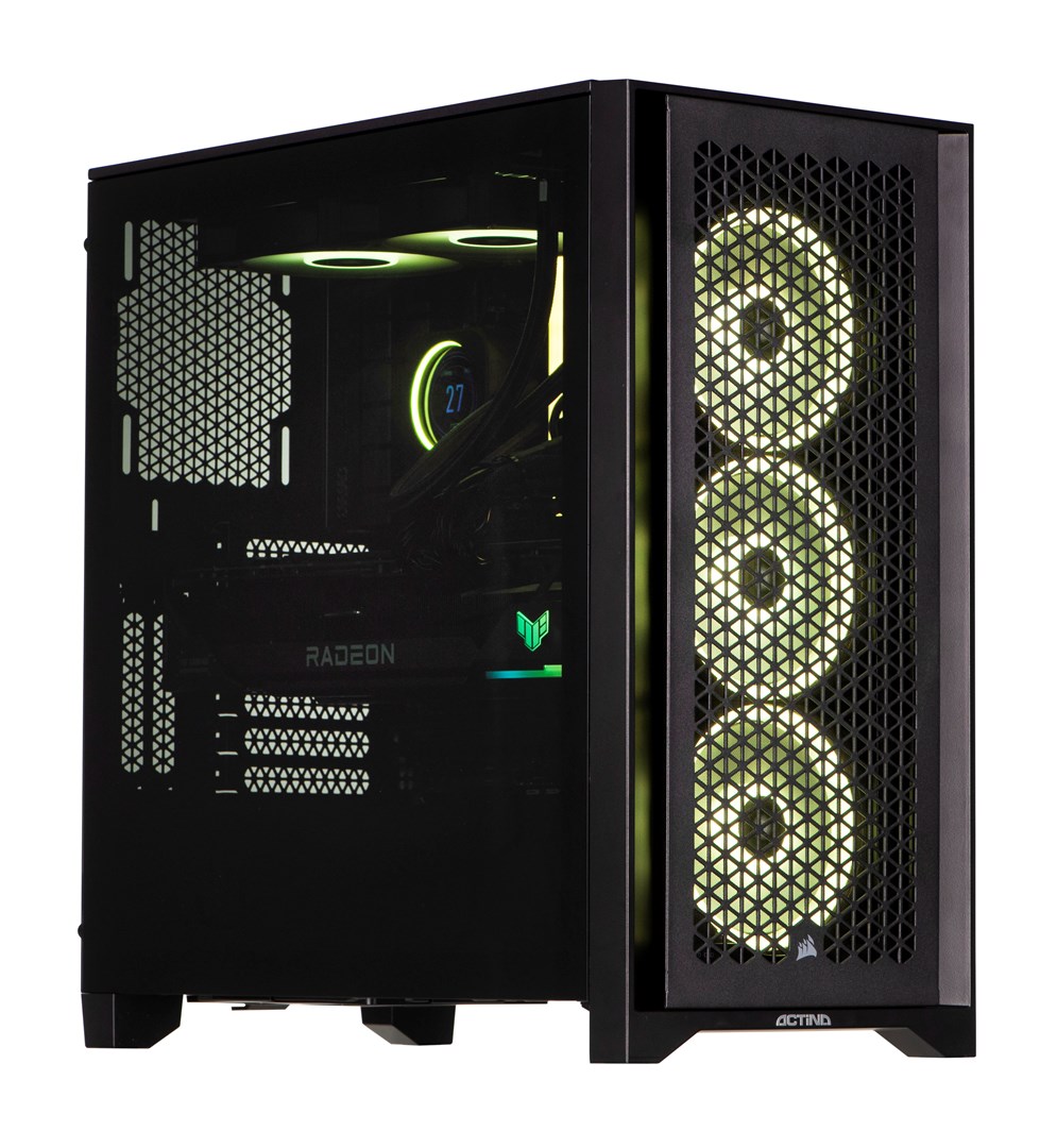 Kompjuter, Actina 5901443330370, Ryzen™ 7 7800X3D Midi Tower AMD Ryzen™ 7 32GB DDR5-SDRAM, 2TB SSD, AMD Radeon RX 7900 XTX, Windows 11 Pro Black