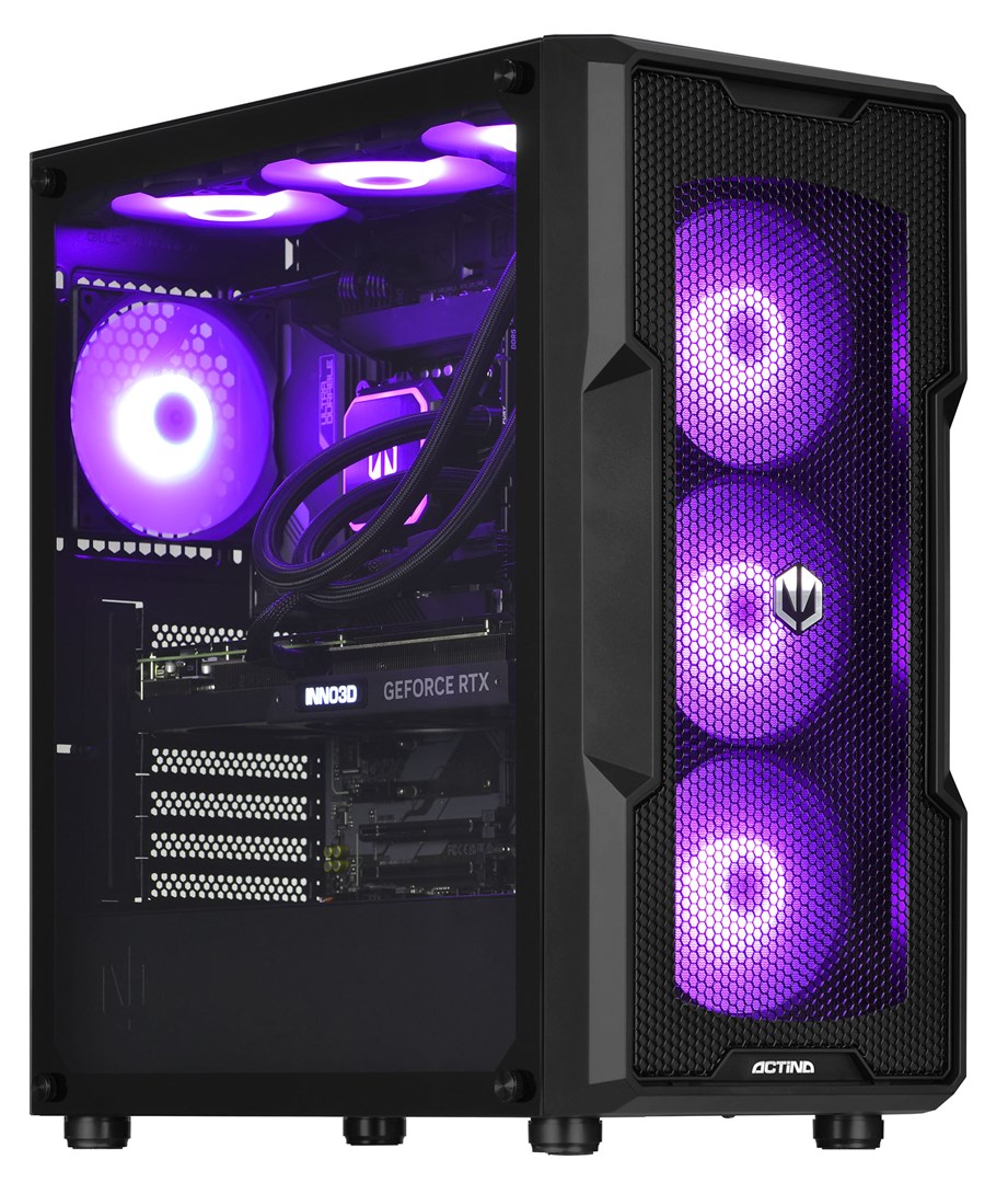 Kompjuter, Actina 5901443339397, AMD Ryzen™ 7 7800X3D, 32GB DDR5-SDRAM, 1TB SSD, AMD Radeon RX 7900 XTX Midi Tower I Zi