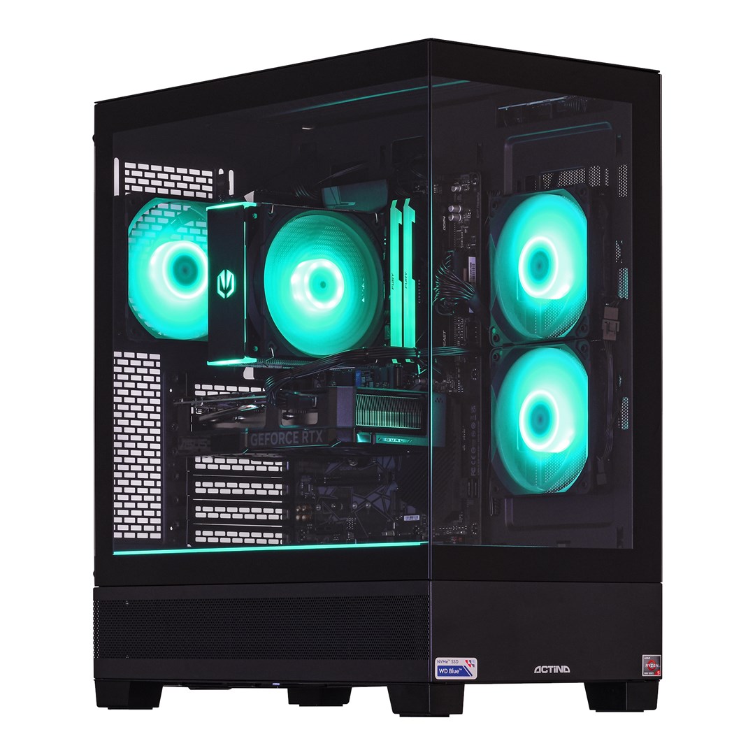 Kompjuter,Actina 5901443383680, AMD Ryzen™ 5 7600, 32GB DDR5-SDRAM, 1TB SSD, AMD Radeon RX 7700 XT Midi Tower I ZI