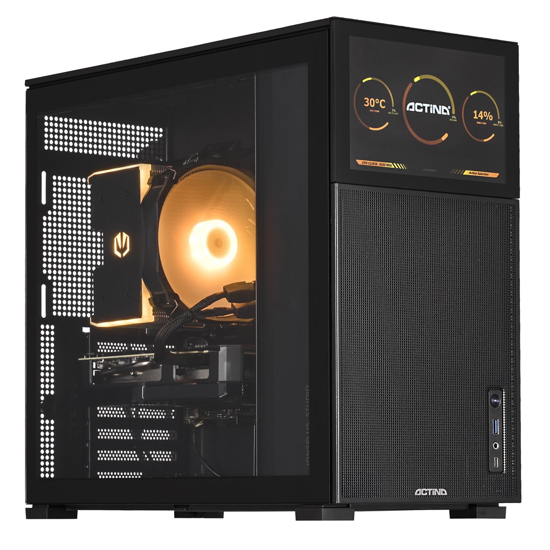 Kompjuter, Actina 5901443401551 AMD Ryzen™ 5 5600X, 32GB DDR4-SDRAM, 1TB SSD, NVIDIA GeForce RTX 4060 Ti Midi Tower Black