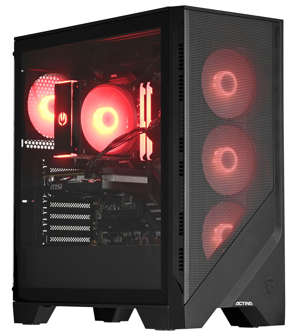Kompjuter, Actina 5901443406129 AMD Ryzen™ 7 7700, 32GB DDR5-SDRAM, 1TB SSD, AMD Radeon RX 7800 XT Midi Tower I Zi