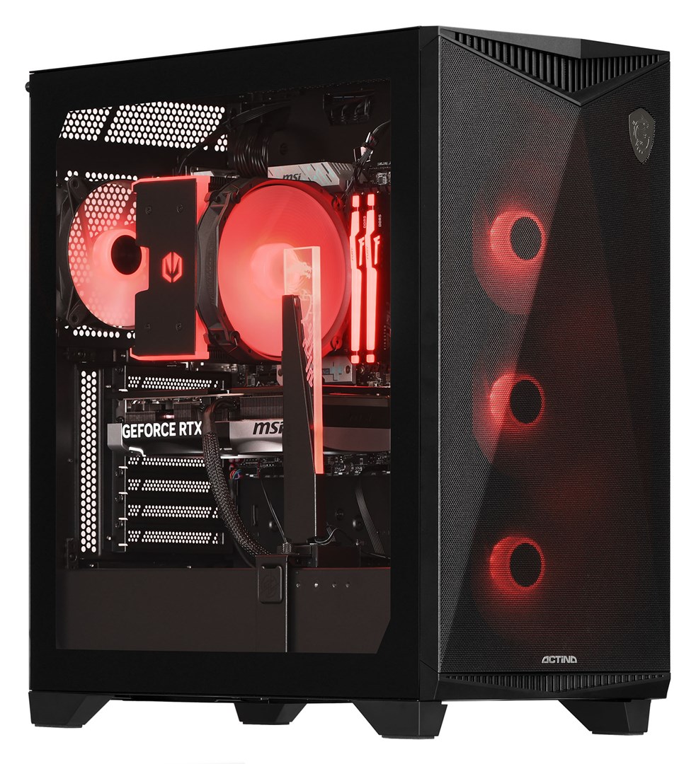 Kompjuter , Actina PC AMD Ryzen™ 7 8700F 32 GB DDR5-SDRAM 1 TB SSD NVIDIA GeForce RTX 5070 Windows 11 Home Midi Tower i Zi