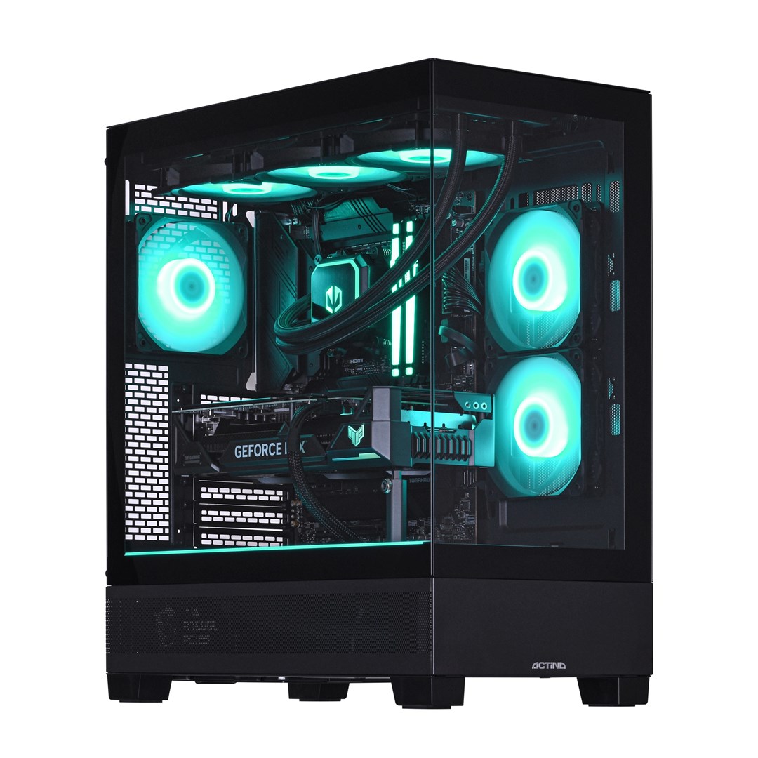 Kompjuter, Actina PC AMD Ryzen™ 9 7900, 32 GB DDR5-SDRAM, 1 TB SSD, AMD Radeon RX 9070 XT, Midi Tower, i zi