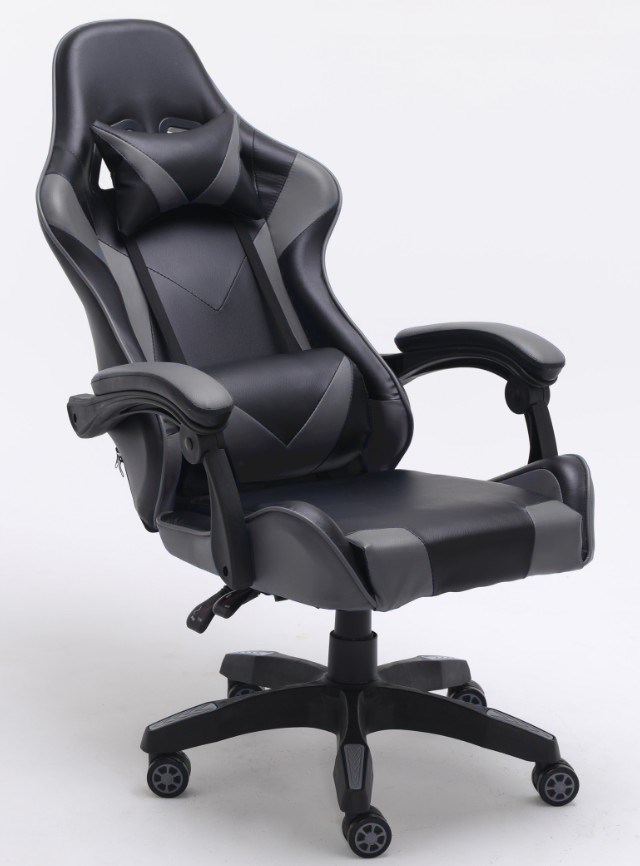 Karrige, Topeshop, FOTEL REMUS SZARY, office, computer, chair Padded seat Padded backrest