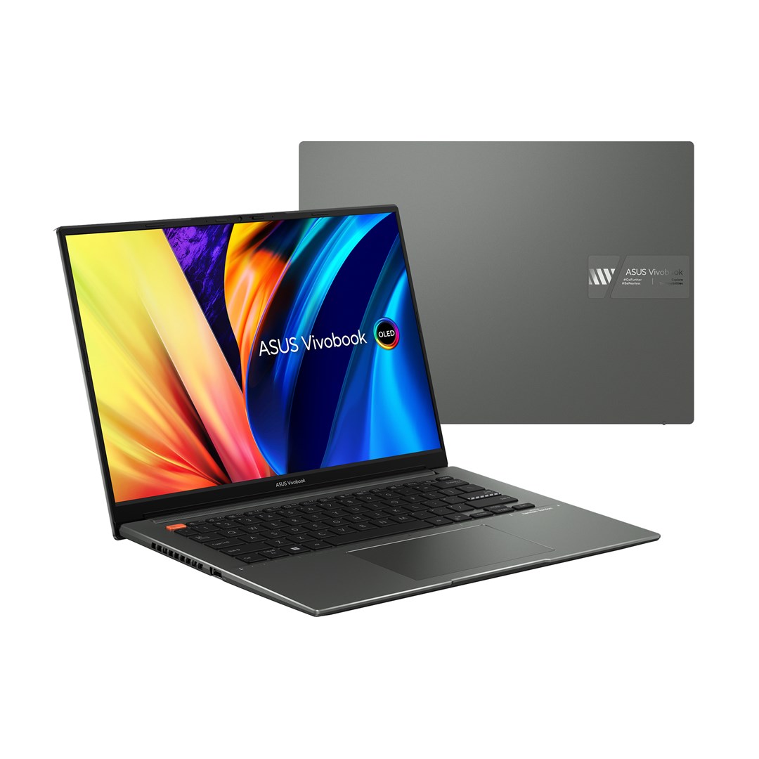 Laptop, ASUS Vivobook S 14X, OLED S5402ZA-IS74, Intel® Core™ i7 i7-12700H, 36.8 cm (14.5"), 2.8K, 12 GB DDR4-SDRAM, 512 GB SSD, Wi-Fi 6E (802.11ax), Windows 11 Home, i zi