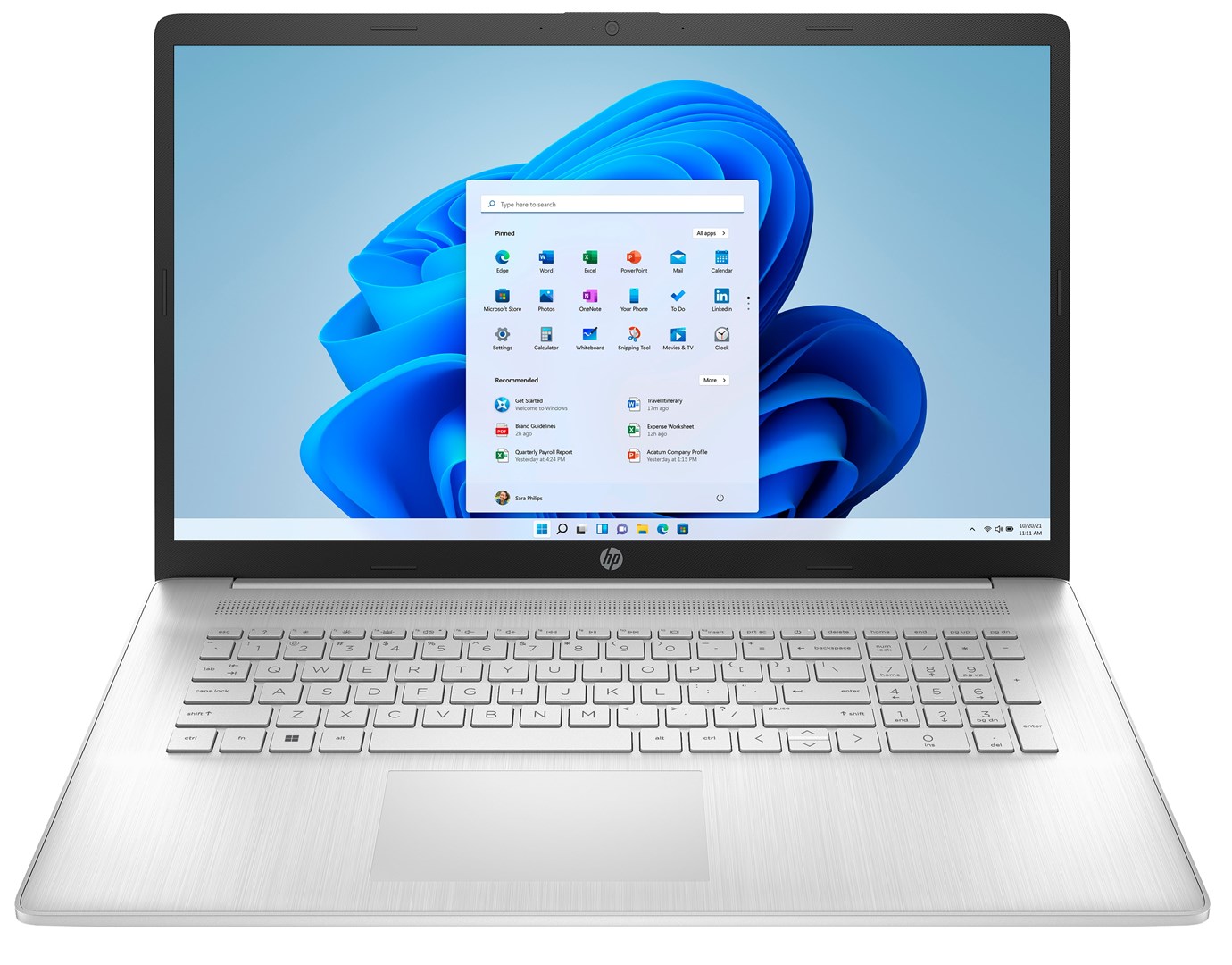 Laptop, HP 17-CN2083D i3-1215U, Notebook 43.9 cm, (17.3") Full HD, Intel® Core™ i3 8GB, DDR4-SDRAM, 256GB SSD, Wi-Fi 5, (802.11ac) Windows 11, i argjendte