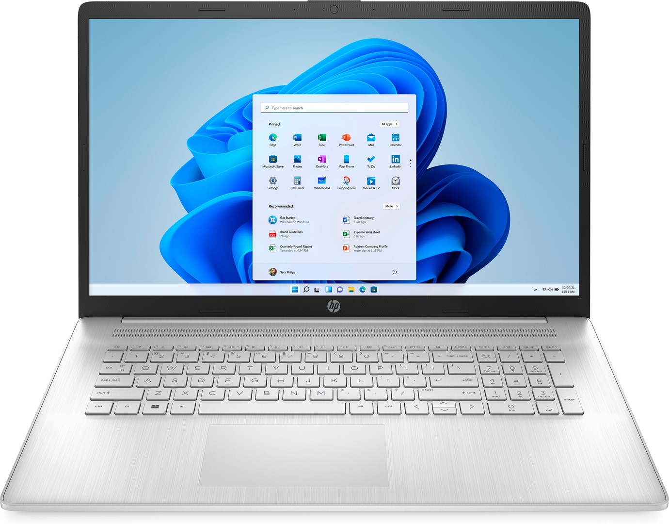 Laptop, HP 17-CN2068CL i5-1235U, Notebook 43.9 cm (17.3"), Full HD Intel® Core™ i5, 8 GB DDR4-SDRAM, 512 GB SSD, Wi-Fi 5 (802.11ac), Windows 11 Home, i argjendte