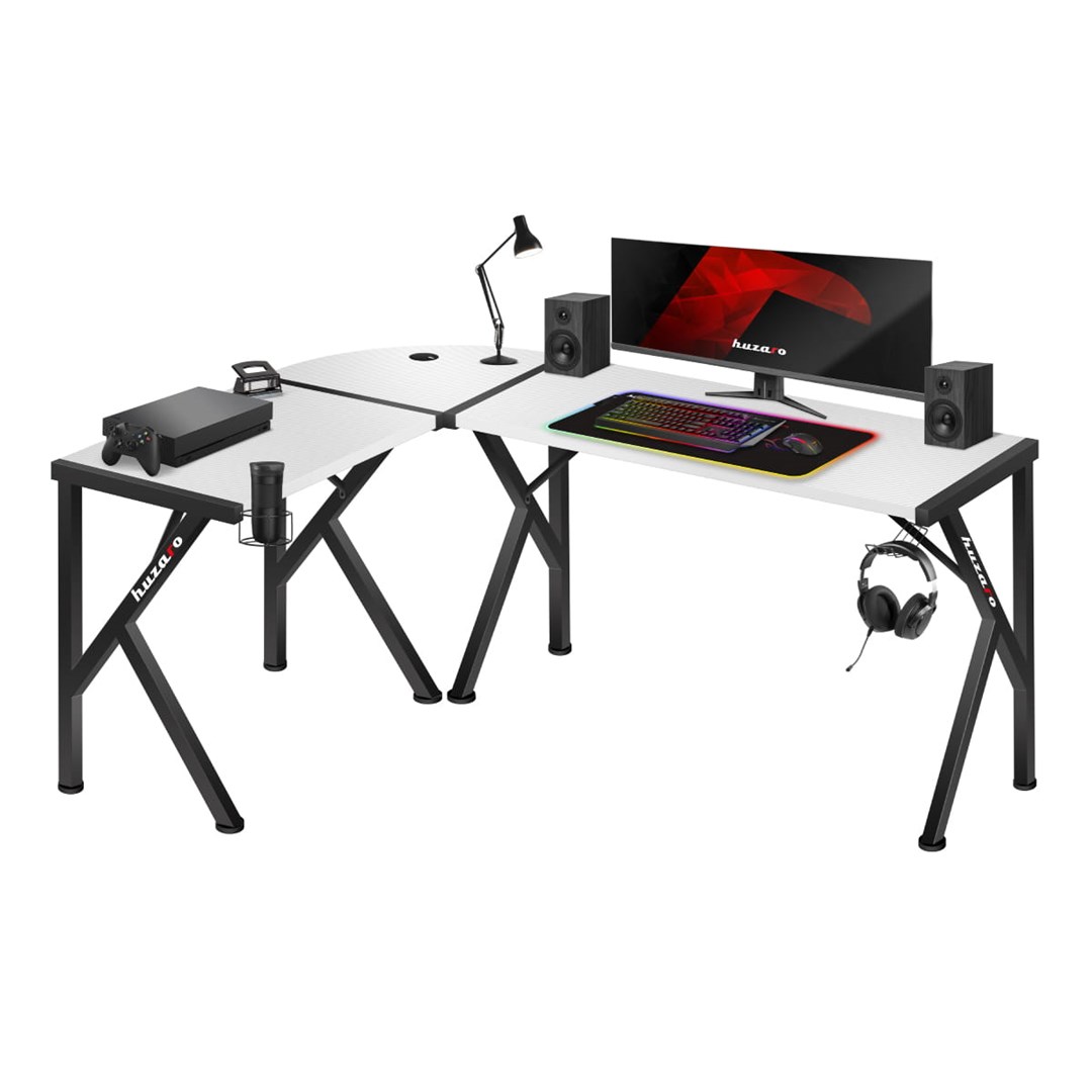 Tavolin, Gaming desk Huzaro Hero 6.3 Bardhë